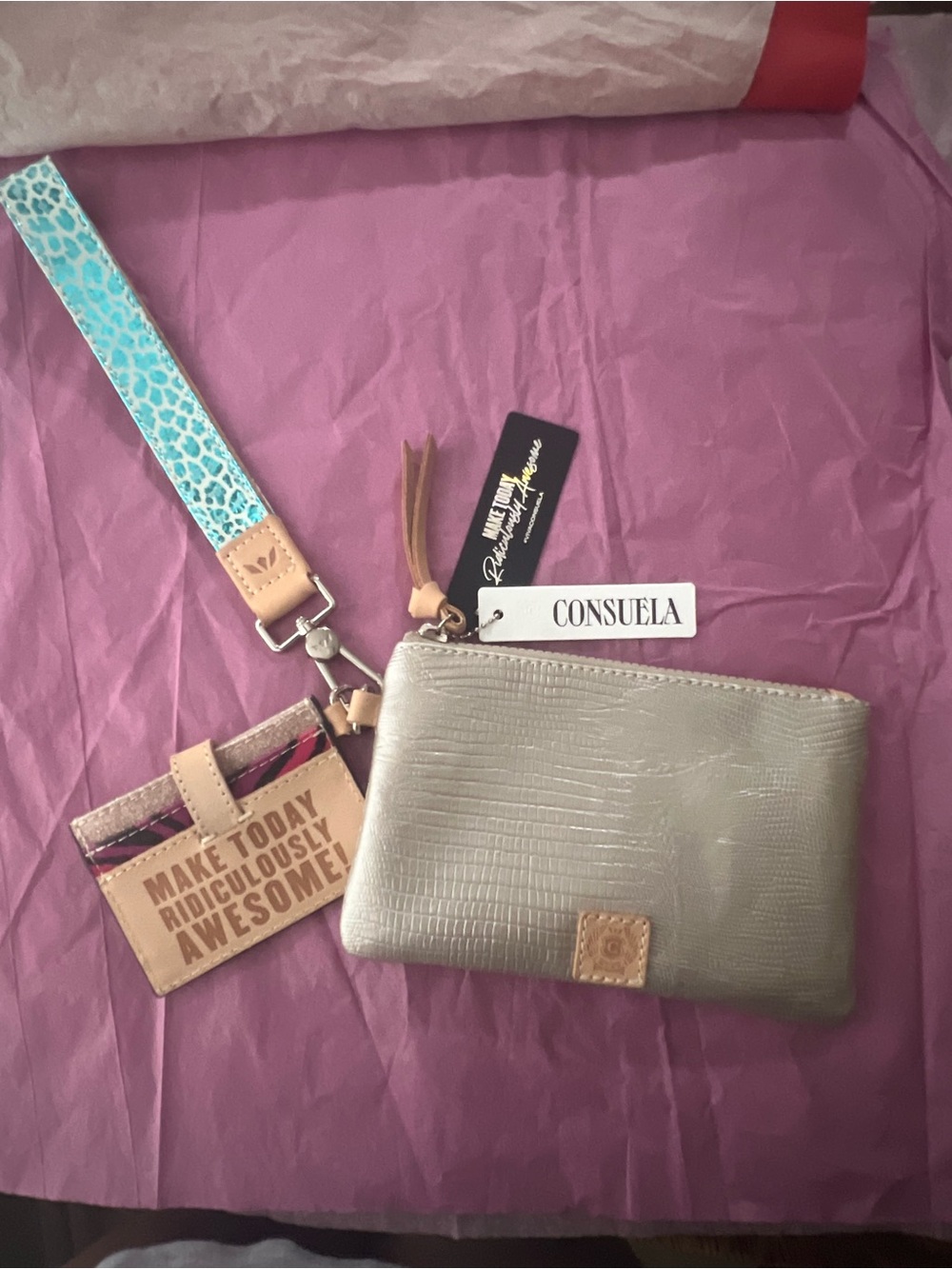 Consuela Combi Celeste Wristlet